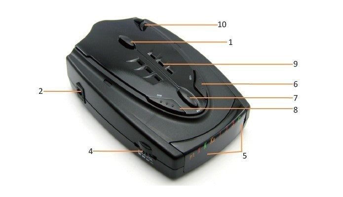 Car E-dog Multi-language Mobile Speed Measurement Warning Device