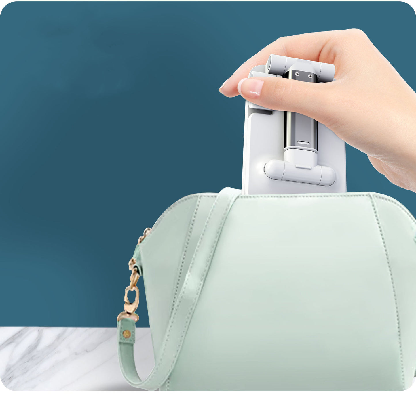 Mobile phone holder mobile power combo