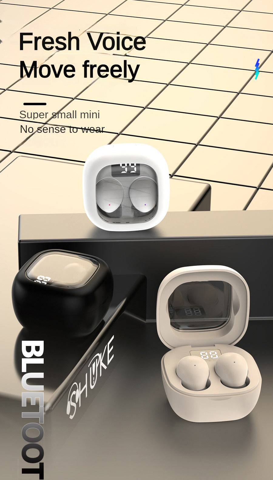 SK19 Wireless Bluetooth Headset Noise Reduction High Sound Quality